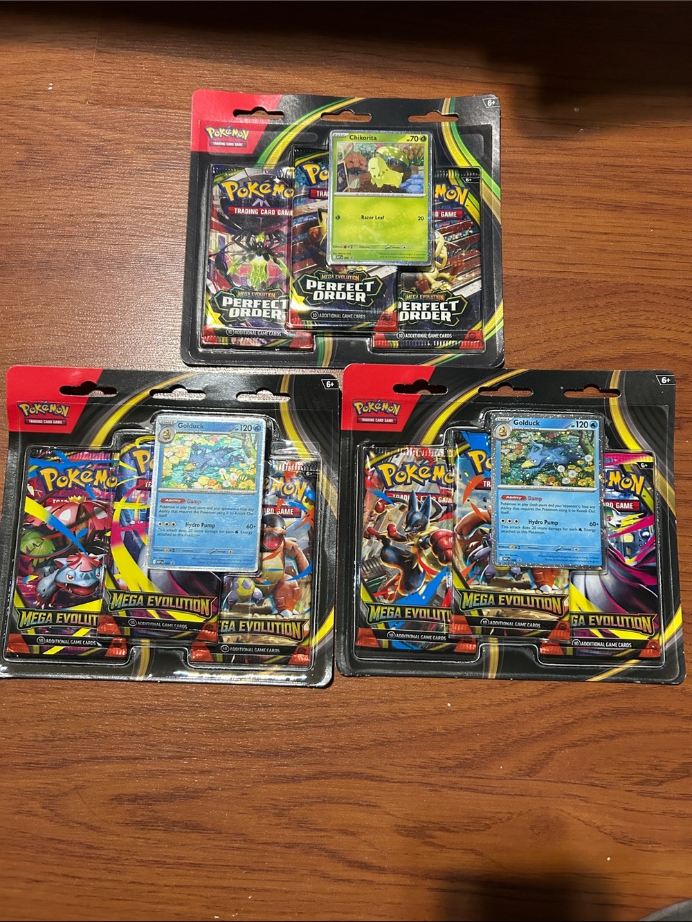 Trading Card Game Blister Packs - Black/Red Packaging